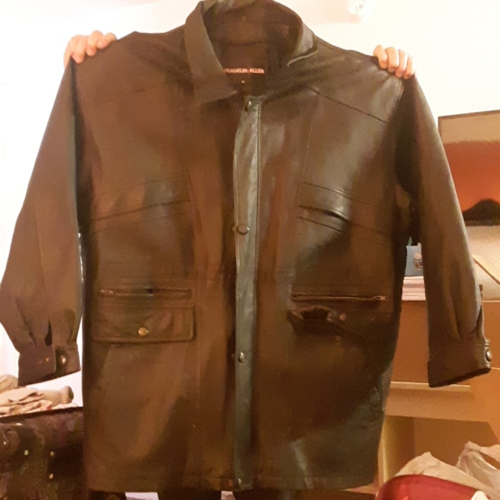Franklin Allen leather jacket 4XL